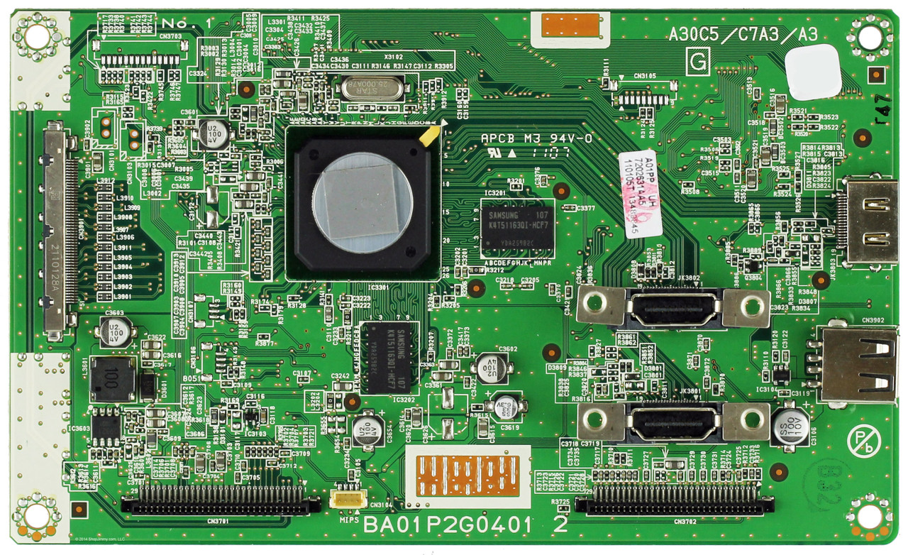 Sylvania A01PFMMA-001 (A01PFUH) Digital Main CBA for LC407EM1