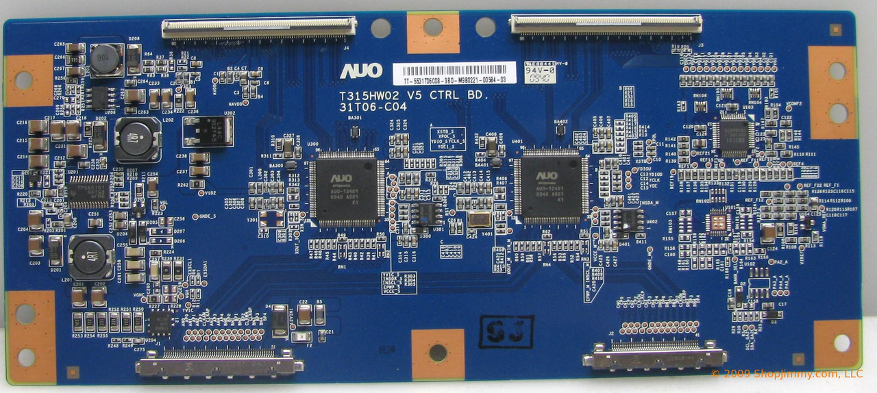 AUO 55.31T06.C08 (T315HW02 V5 CTRL Bd, 31T06-C04) T-Con Board