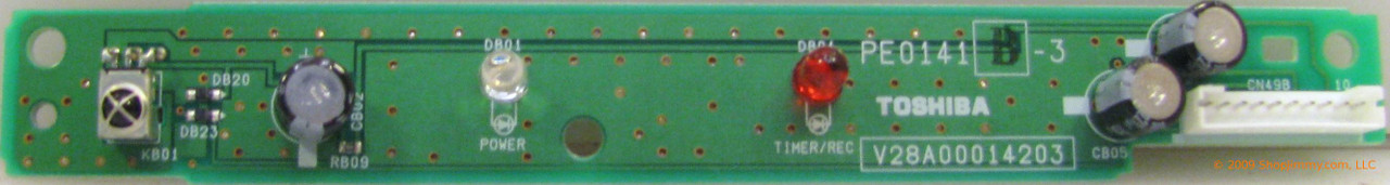 Toshiba 75003375 (PE014B-3, V2800014203) LED IR Sensor