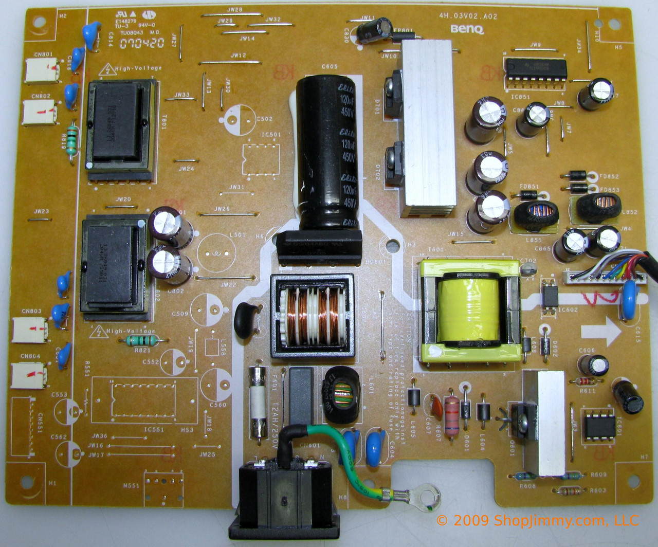 Optiquest 5E.04805.005 Power Supply / Backlight Inverter
