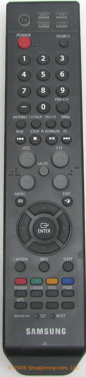 Samsung BP59-00116A Remote Control