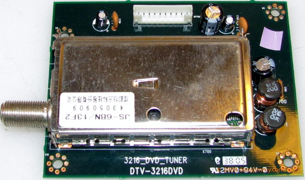 Mintek DTV-3216DVD (3216_DVD_TUNER) Tuner Board