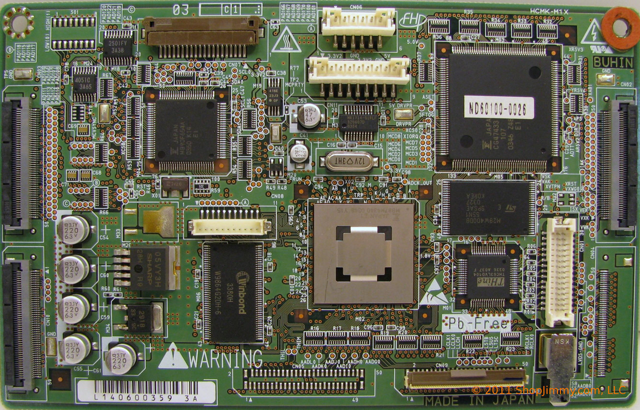 Hitachi FPF23R-LGC0026 (ND60100-0026) Main Logic CTRL Board