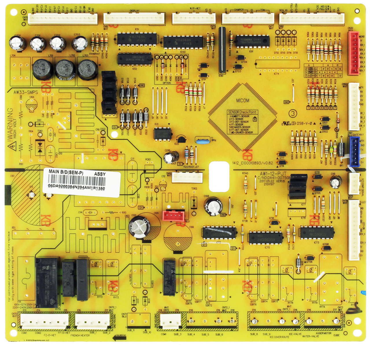 Samsung Refrigerator DA92-00384K Main Board