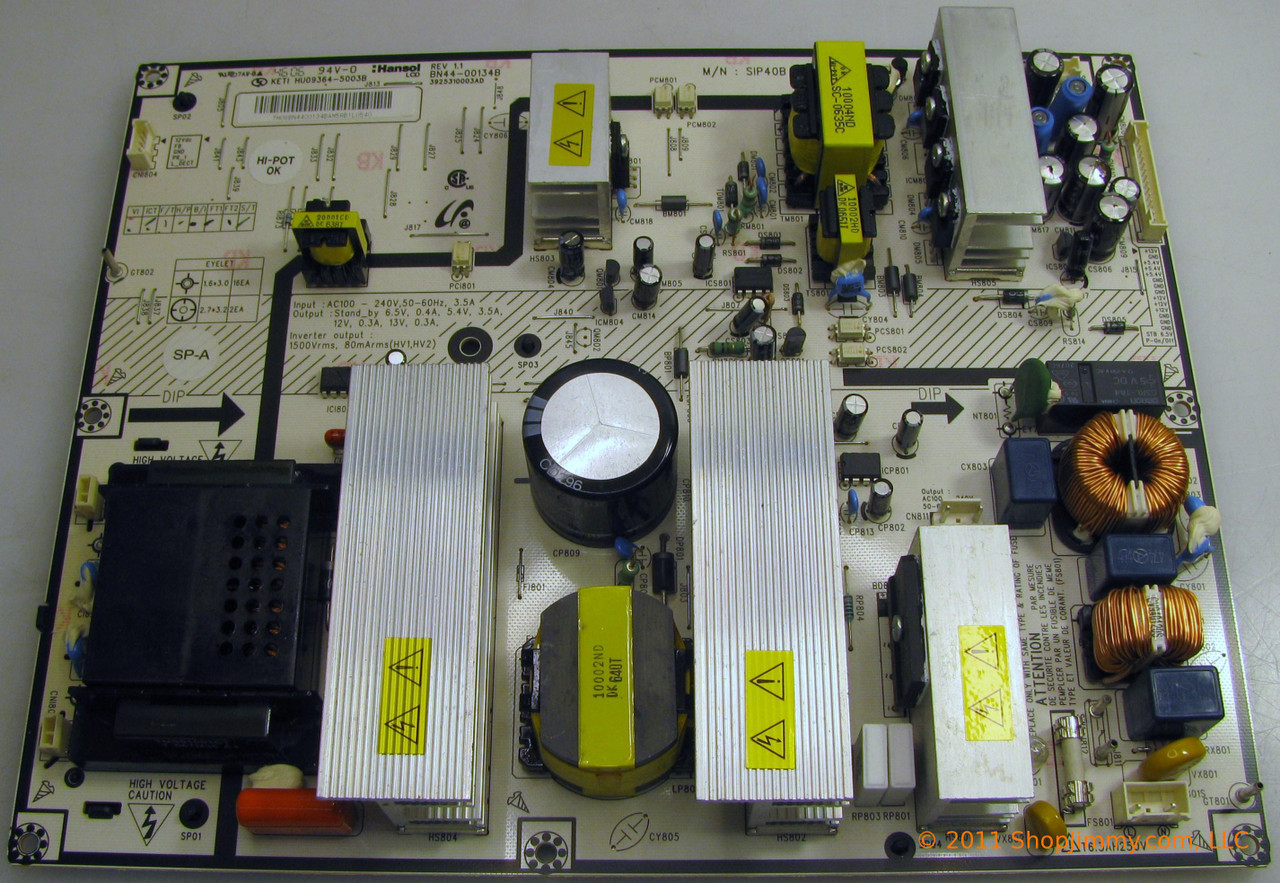 Samsung BN44-00134B (3925310003AD) Power Supply / Backlight Inverter