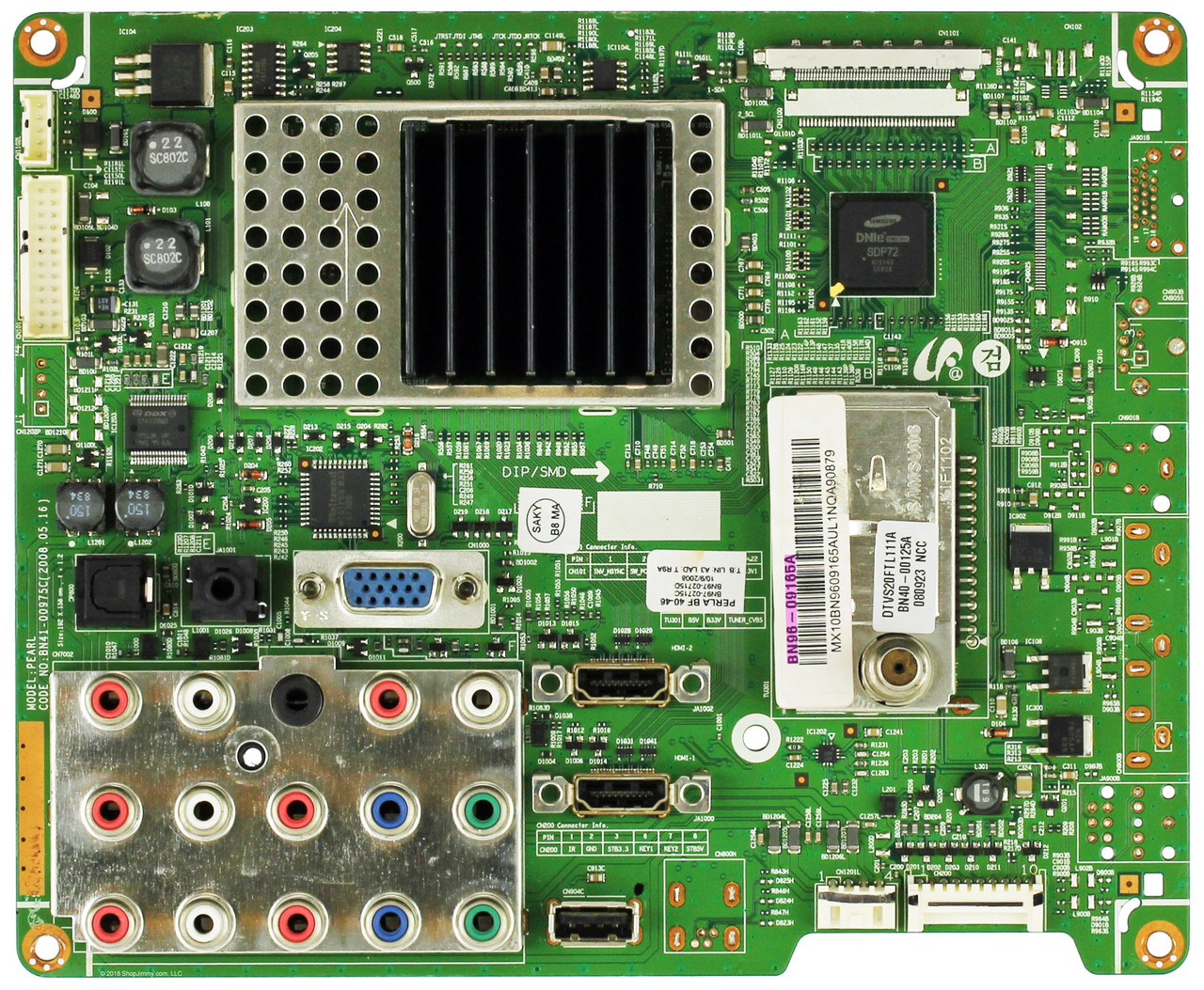 Samsung BN96-09165A Main Board for LN40A500T1FXZA