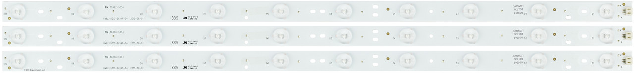 Element 303BL315034 LED Strips - 3 Strips 