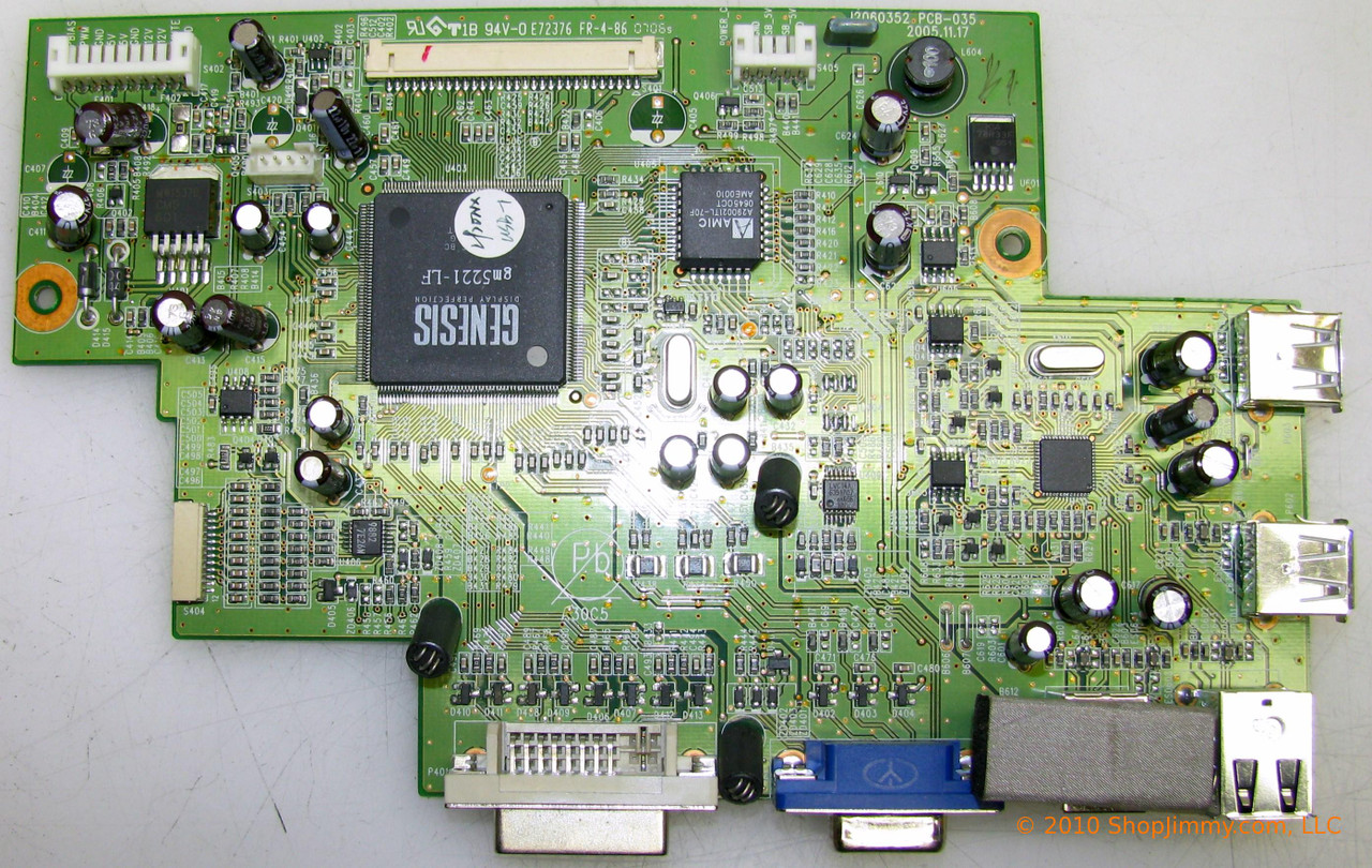 NEC 19.70NXU.SB1 (J2060352, PCB-035) Main Board for LCD1970NX