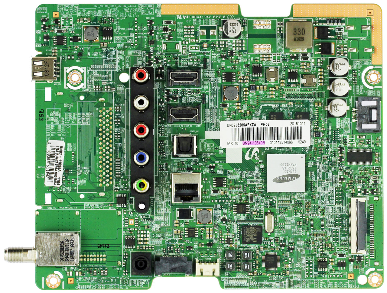 Samsung BN94-10640B Main Board for UN32J5205AFXZA