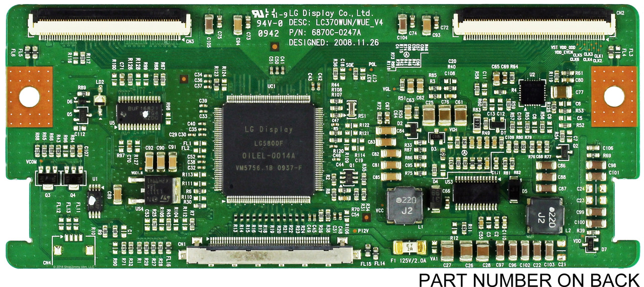 LG/Vizio 6871L-1579A (6870C-0247A) T-Con Board