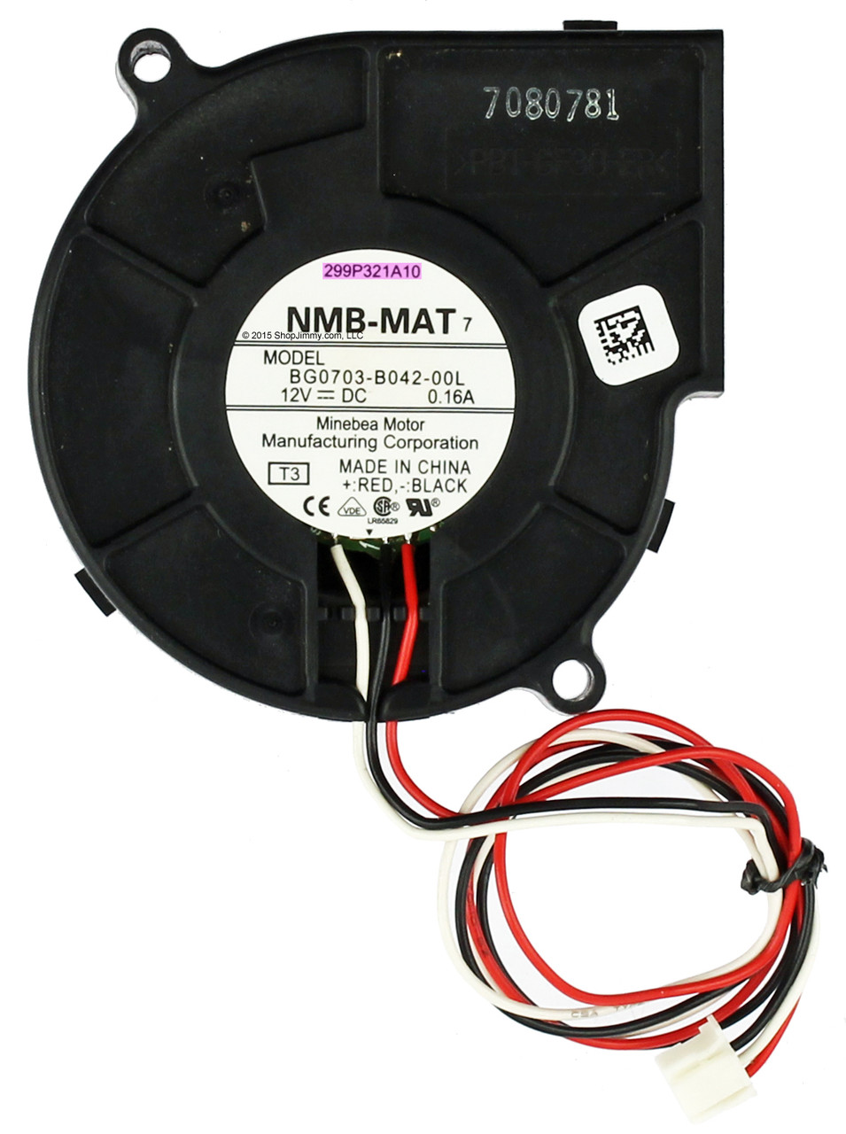 Mitsubishi 299P321010 (BG0703-B042-00L) Fan