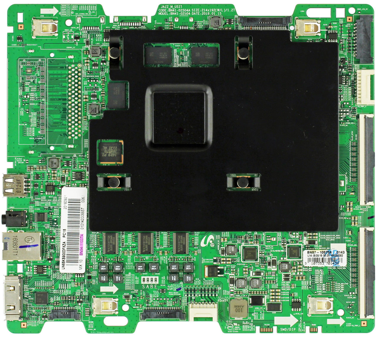 Samsung BN94-11007A Main Board for UN65KS900DFXZA (Version FA01)