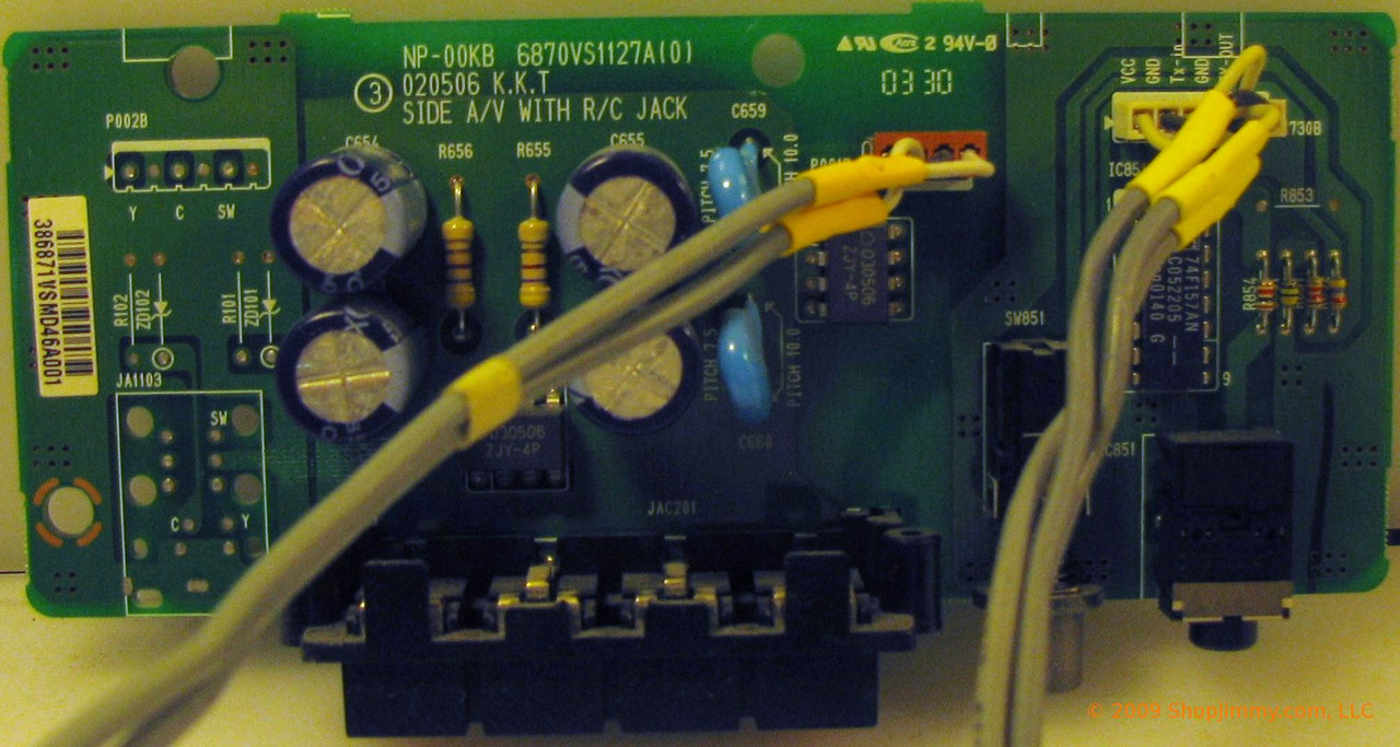 LG 6871VSMD46A (6871VSMD46A, NP-00KB) Side A/V With R/C Jack