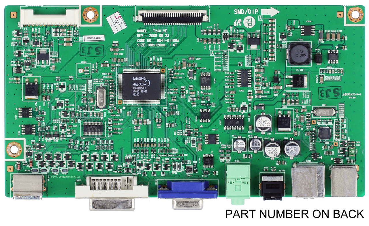 Samsung BN91-04468H (BN41-01109A) Main Board for LS26TWQSUV/ZA