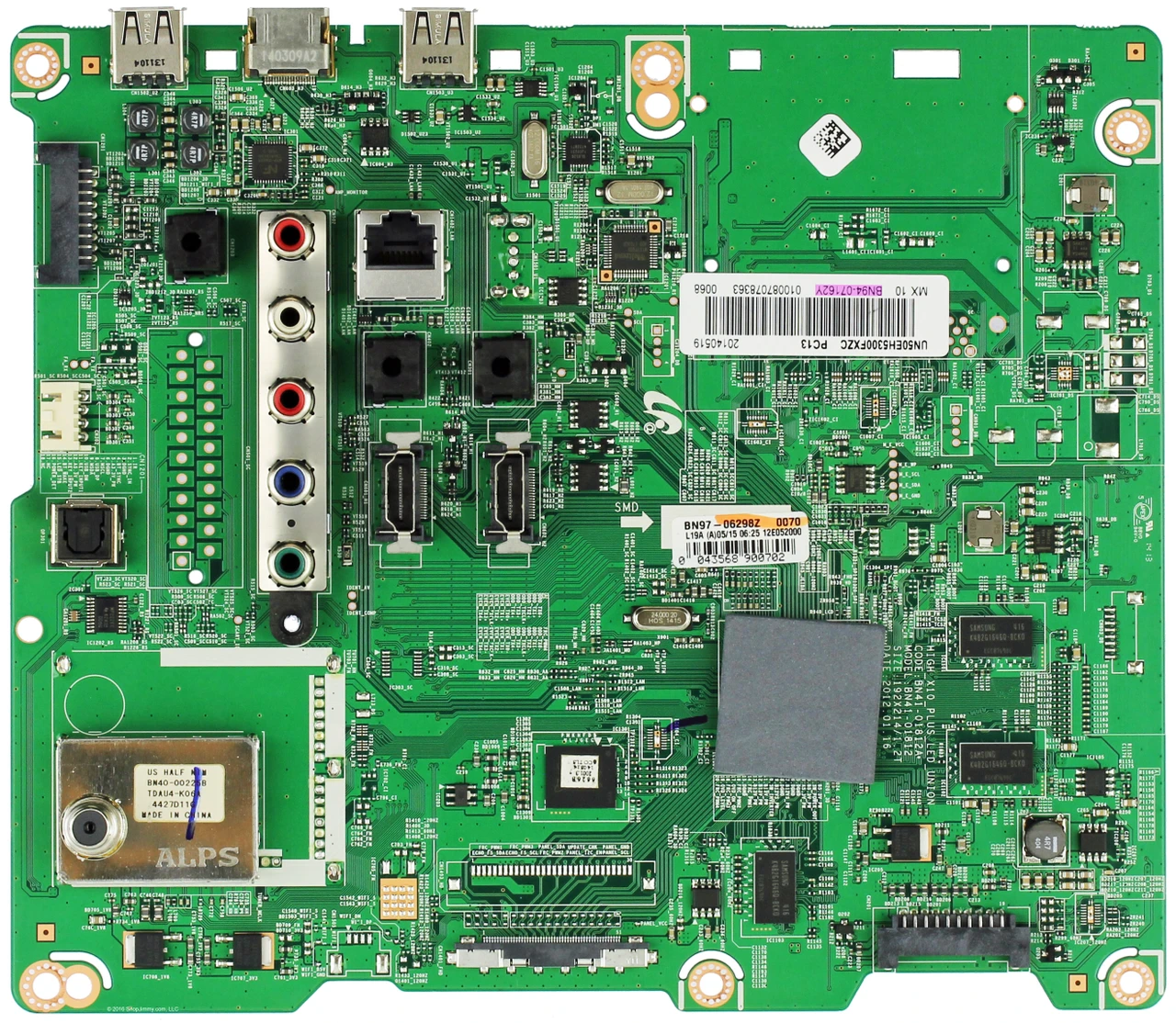 Samsung BN94-07162Y Main Board for UN50EH5300FXZC (Version BJ06)