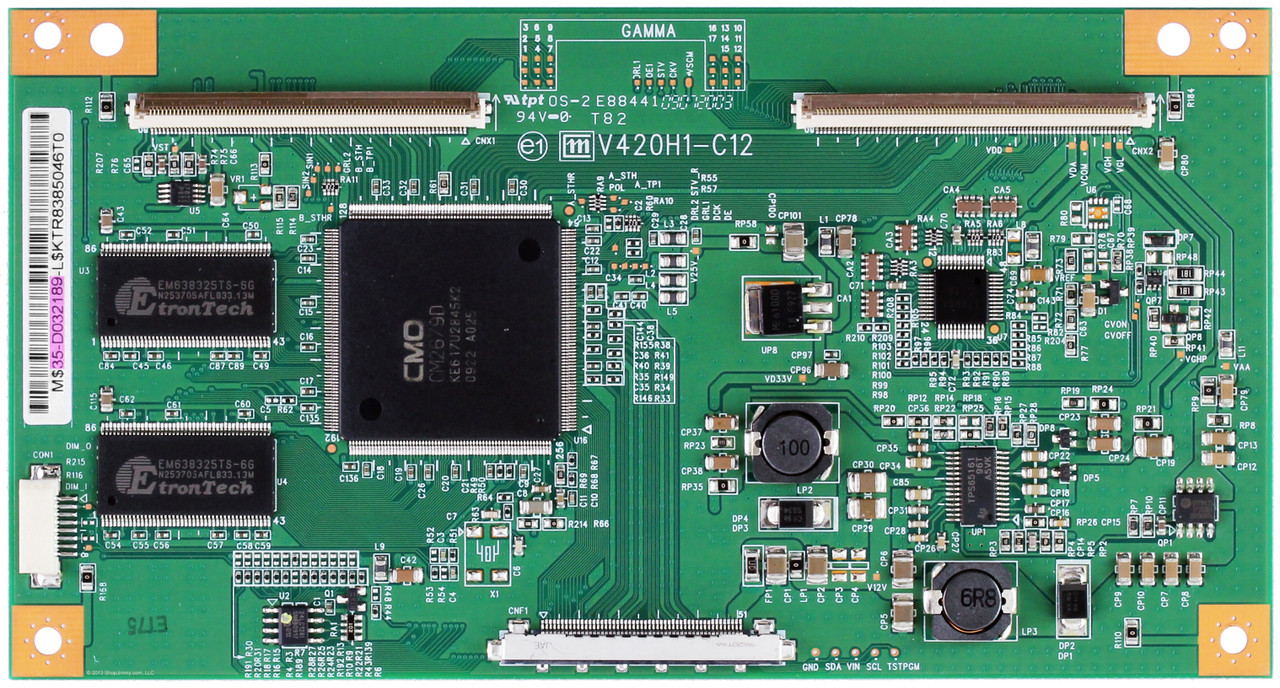 Element 35-D032189 T-Con Board for ELDTW422 / ELDFT421