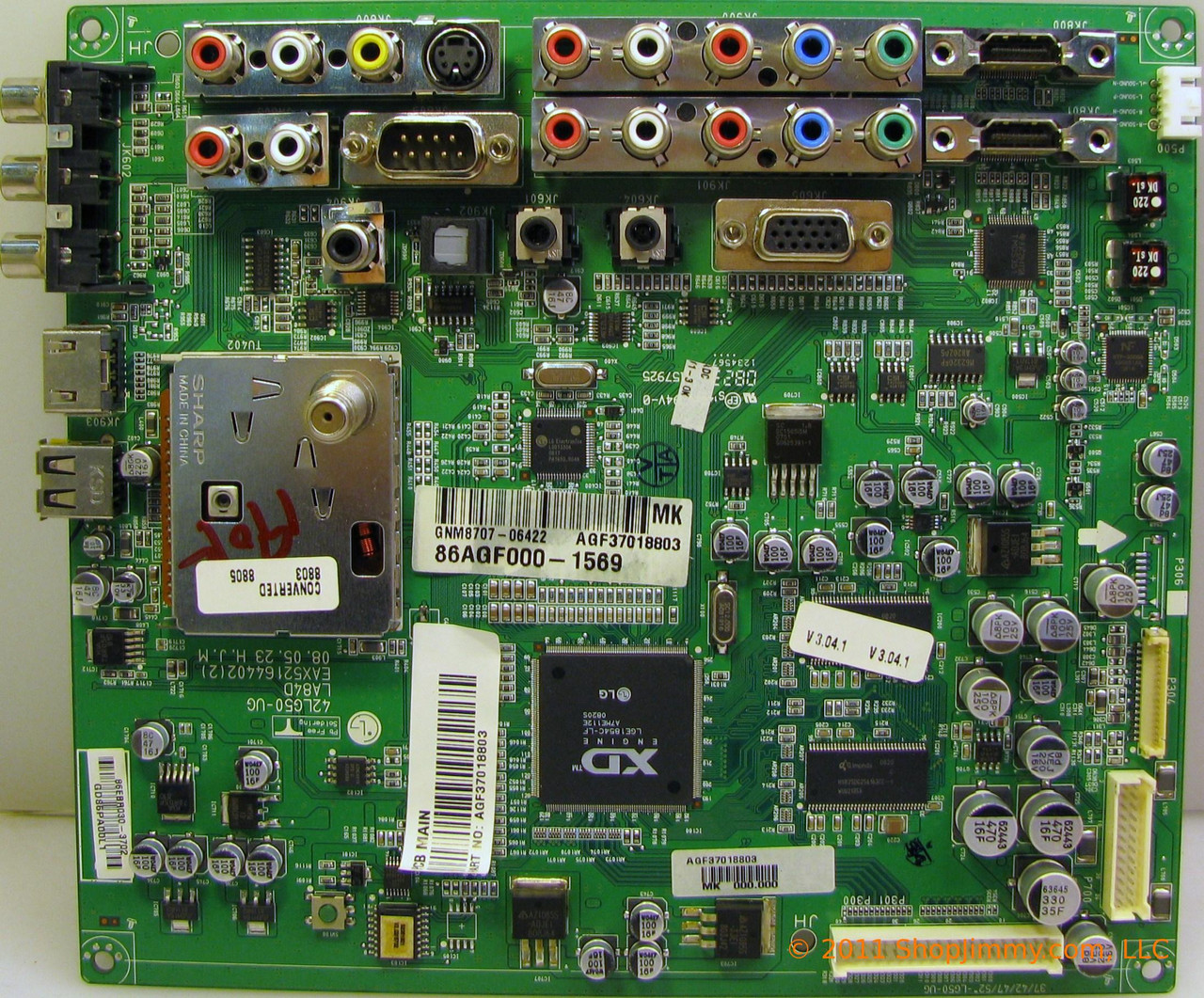 LG AGF37018803 (EAX52164402(2)) Main Board for 42LG50-UG