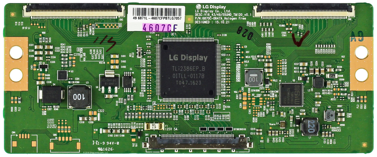 LG 6871L-4607C (6870C-0647A) T-Con Board for 49UH6090-UJ 49UH6030-UD 49UH610A-UJ