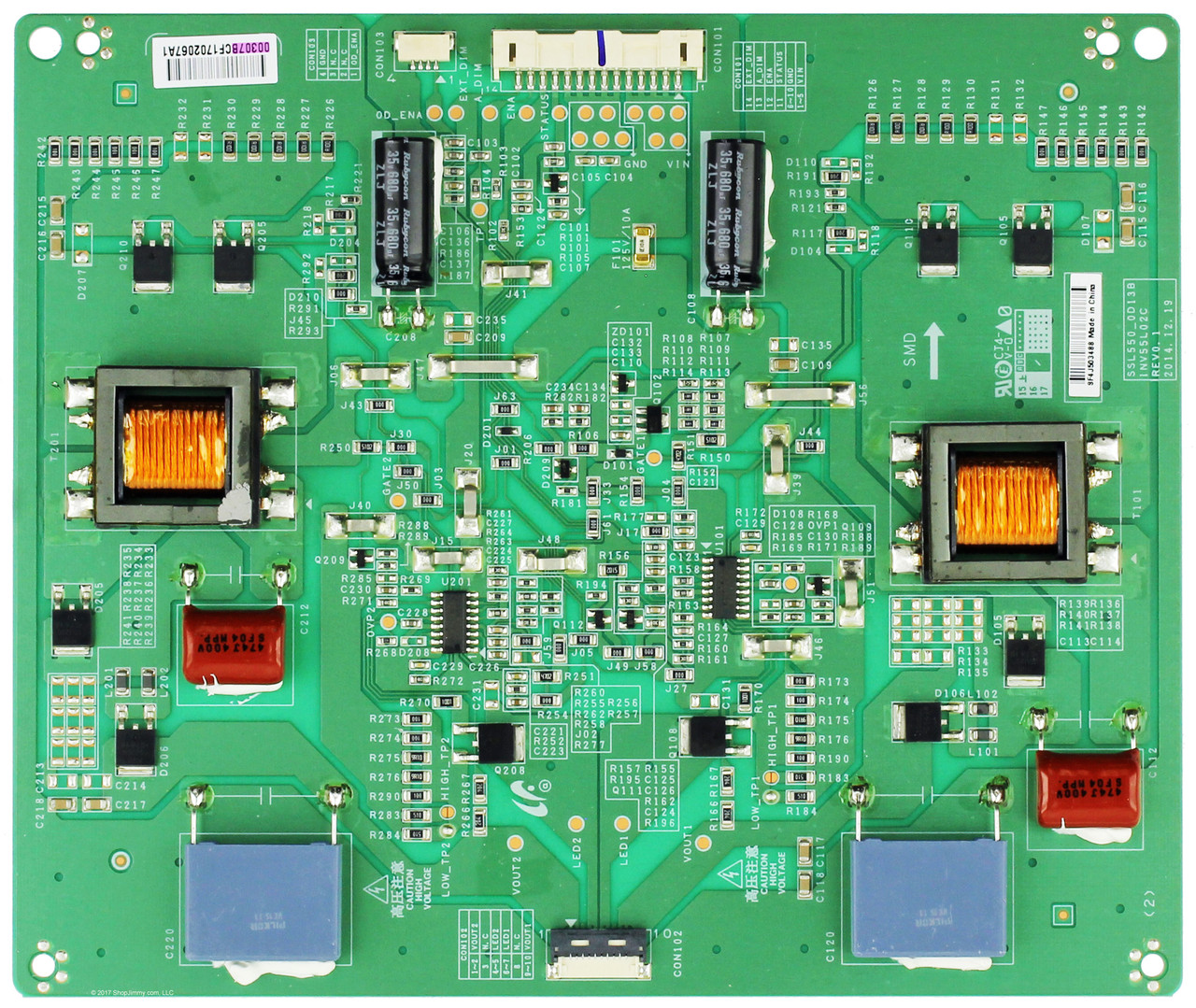 Samsung LJ97-00307B (SSL550_0D13B) LED Driver for LH55UDEBLBB/GO Version RS01