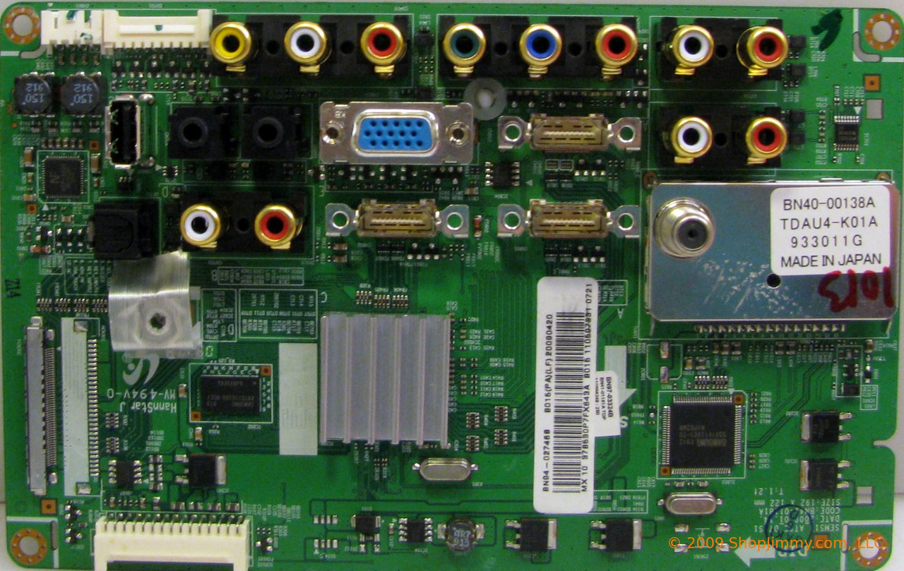 Samsung BN94-02746B Main Board for LN37B530P7FXZA