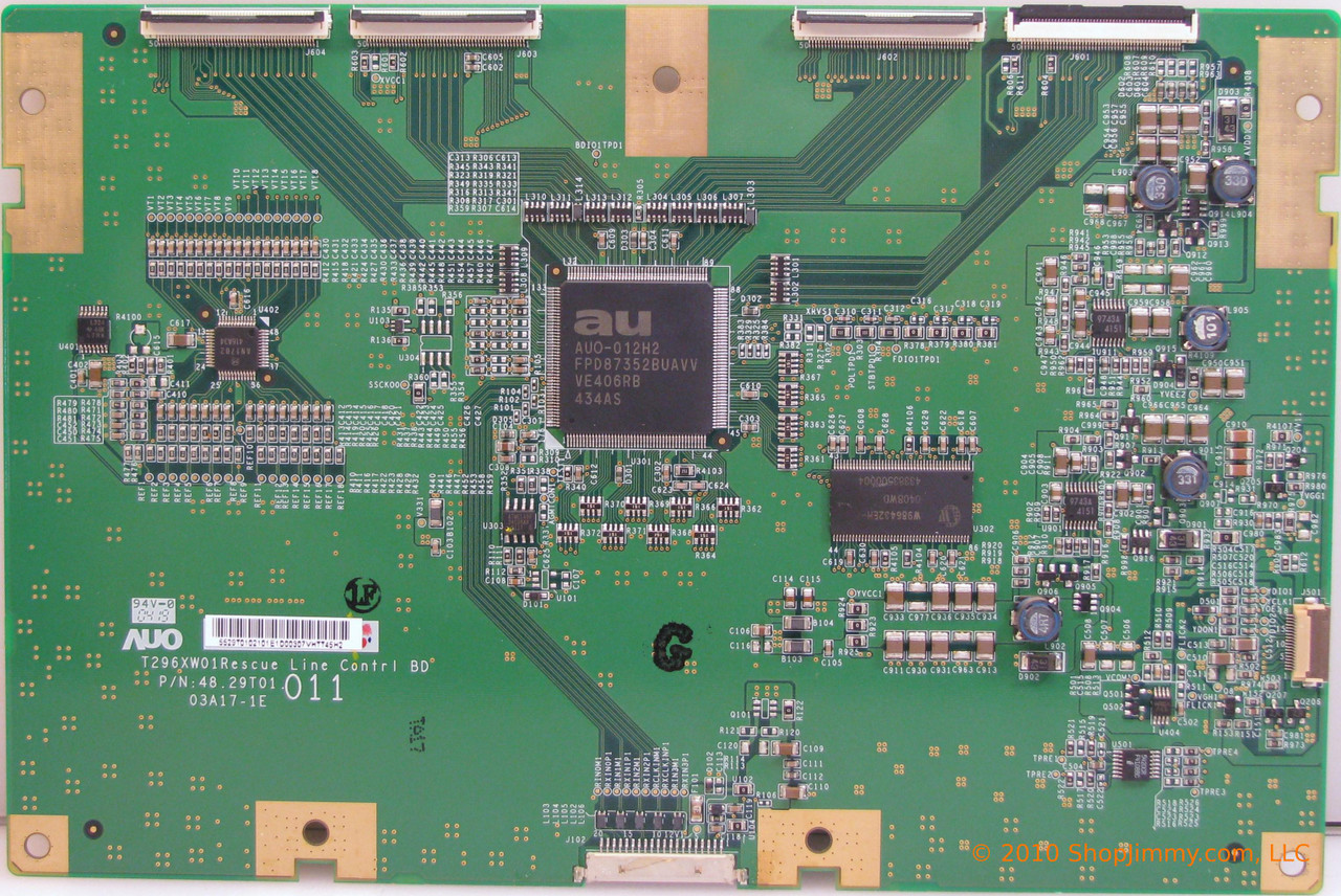 AUO 55.29T01.021 (T296XW01) T-Con Board
