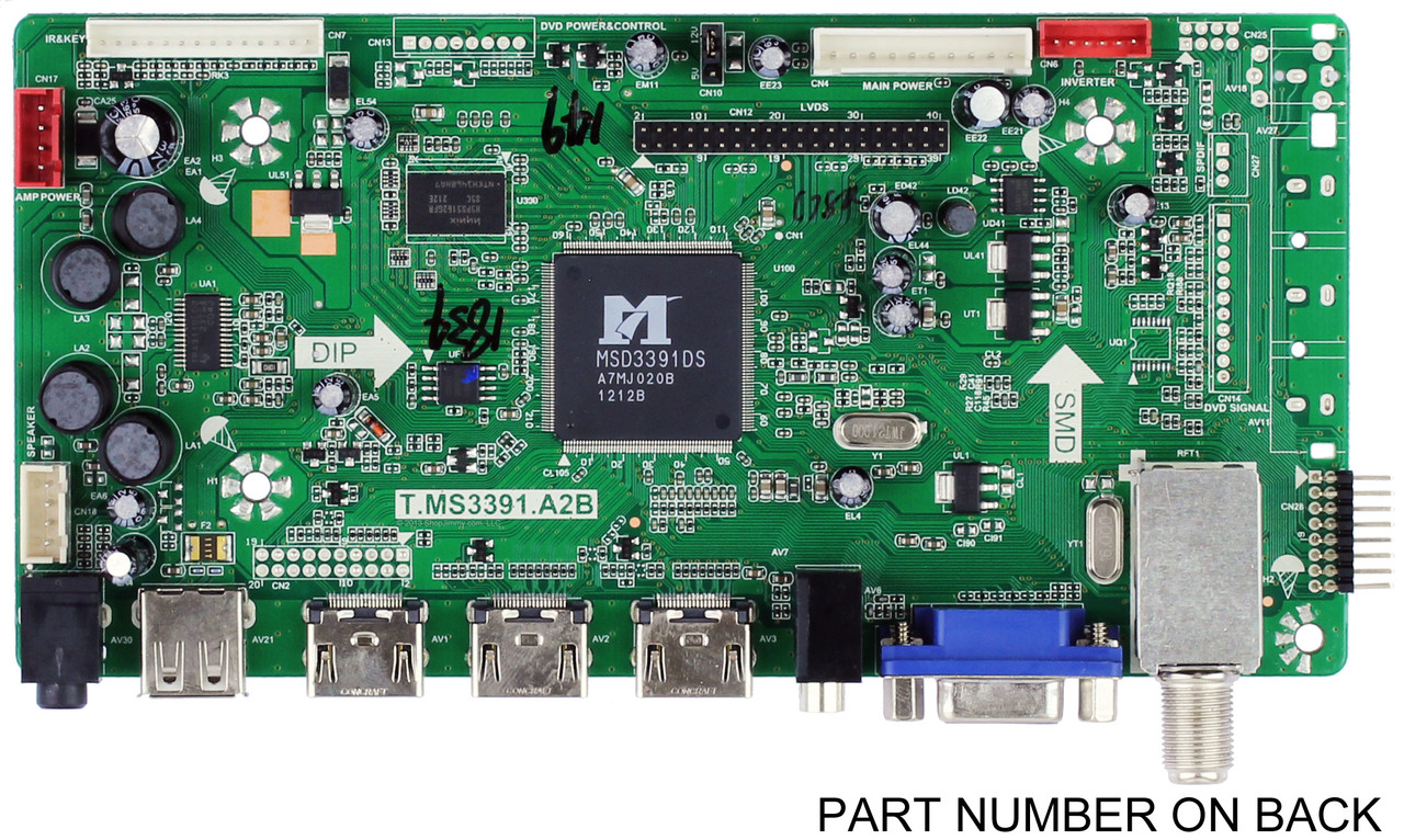 Sceptre 1B2E1834 (T.MS3391.A2B) Main Board for X405BV-FHD