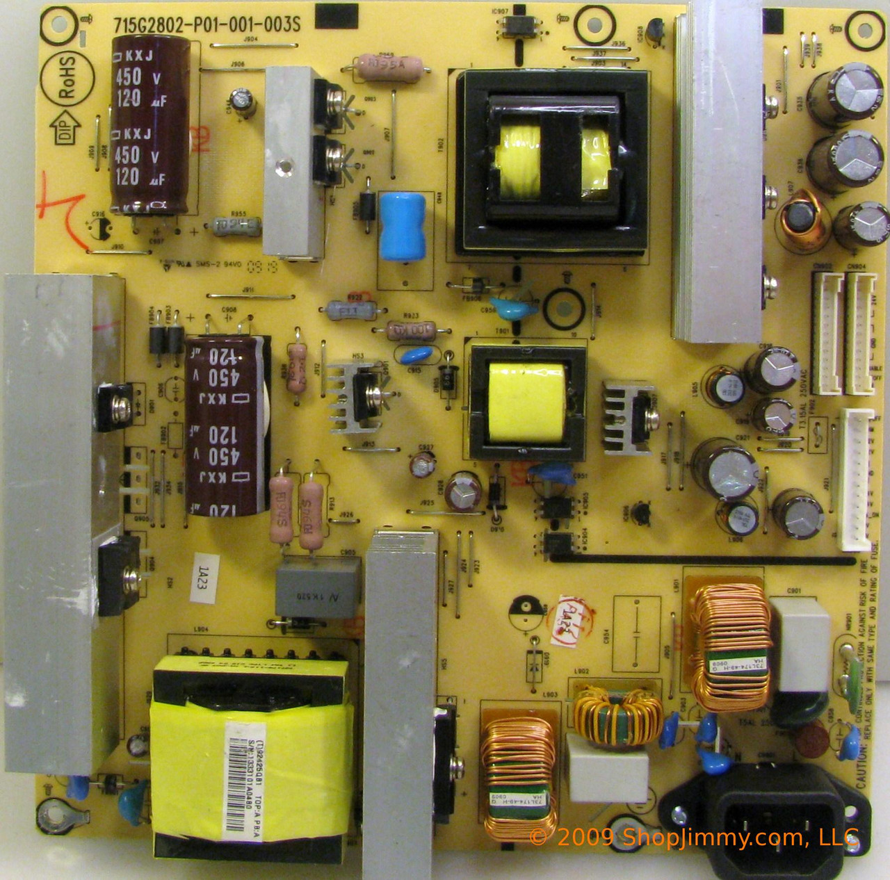 Hitachi ADTV92425QB1 Power Supply for L42S503