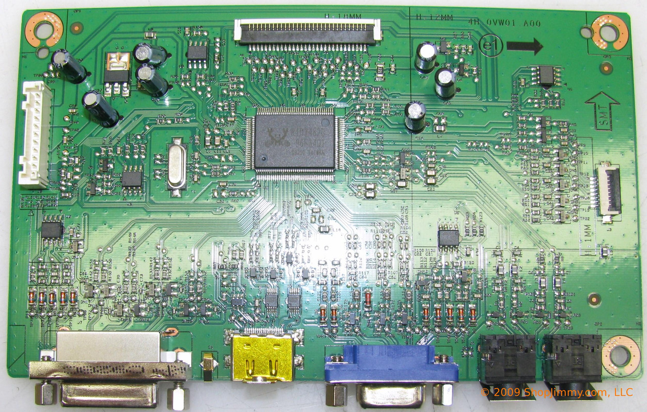 Dell 5E.0VW01.002 (4H.0VW01.A00) Main Board for ST2210B