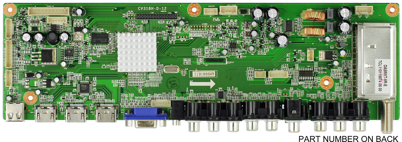 Viore 1101H0049 (CV318H-D-12) Main Board for PD50VH80