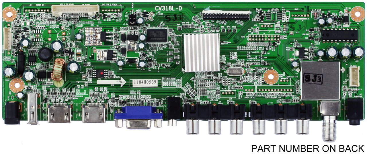 Seiki 1104H0539 (CV318L-D) Main Board for SE131FS