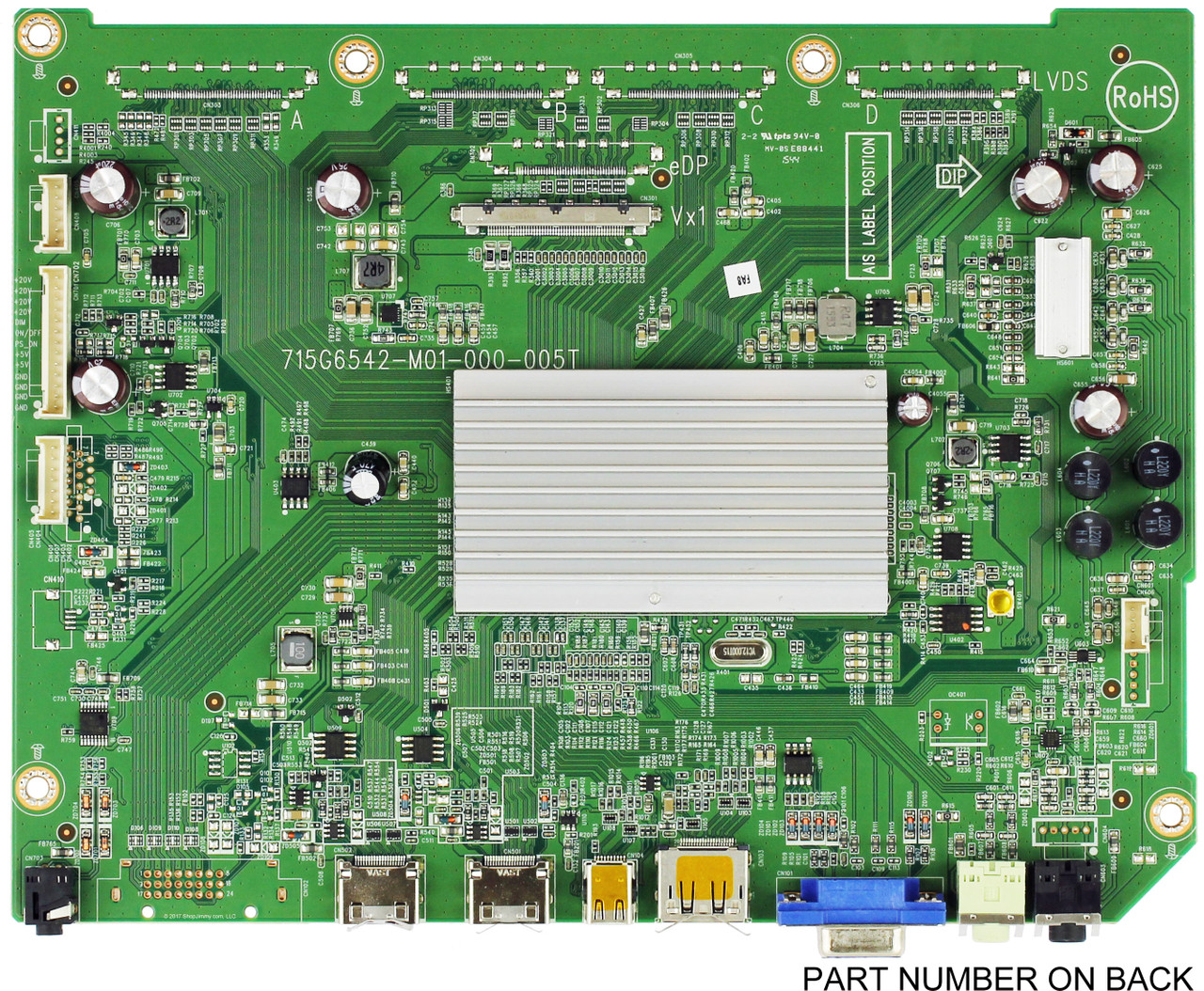Philips 756TGQECB0PH22 (715G6542-M01-000-005T) Main Board for BDM4065UC