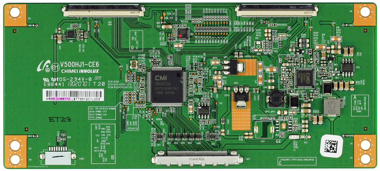 LG 35-D088770 (V500HJ1-CE6) T-Con Board for 50LN5400-UA