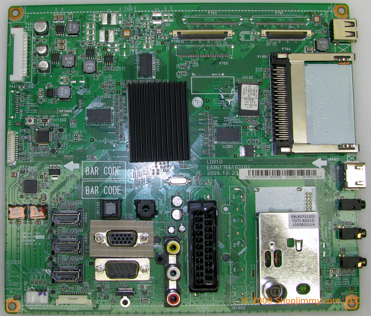 LG EBU60902212 Main Board for 42LE5300-ZA.AEKDLJG