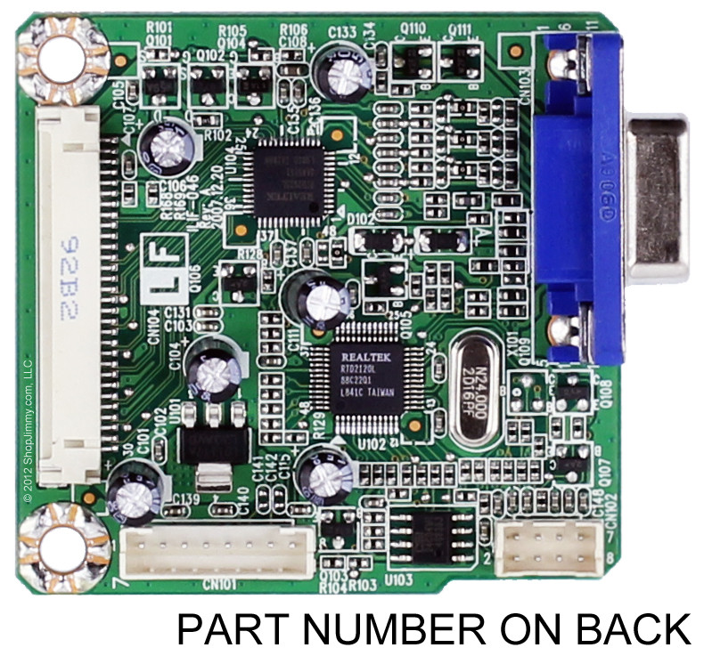 Acer 791421300601R Main Board for V173
