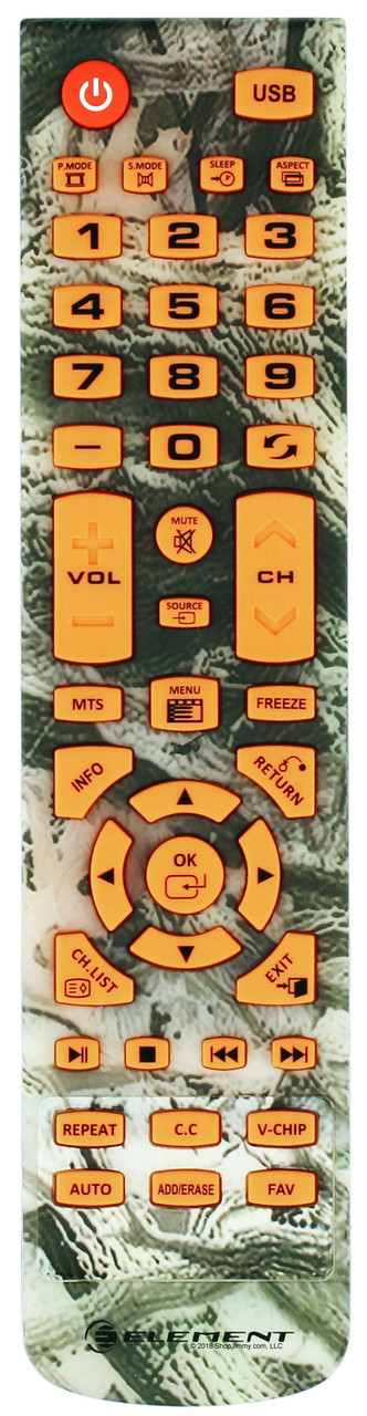 Element Remote Control for ELEFW40C (Camouflage Hunters Blaze Orange) - Open Bag
