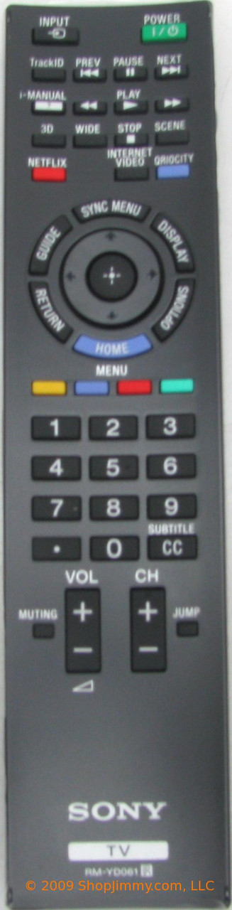 Sony 1-489-473-11 (RM-YD061) Remote Control