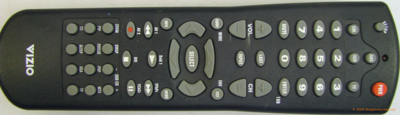 Vizio 0980-0303-8000 Remote Control