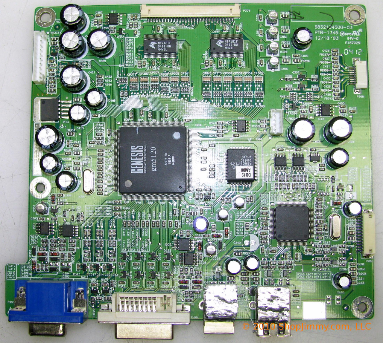 Dell 6832134500-03 Main Board for 1901FP