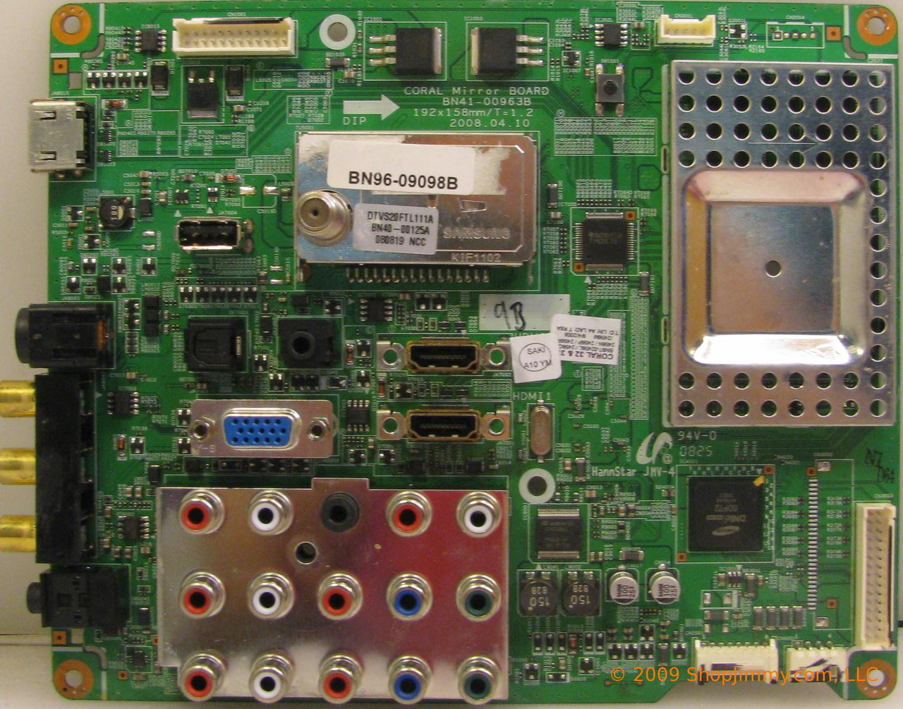 Samsung BN96-09098B Main Board for LN37A450C1DXZA