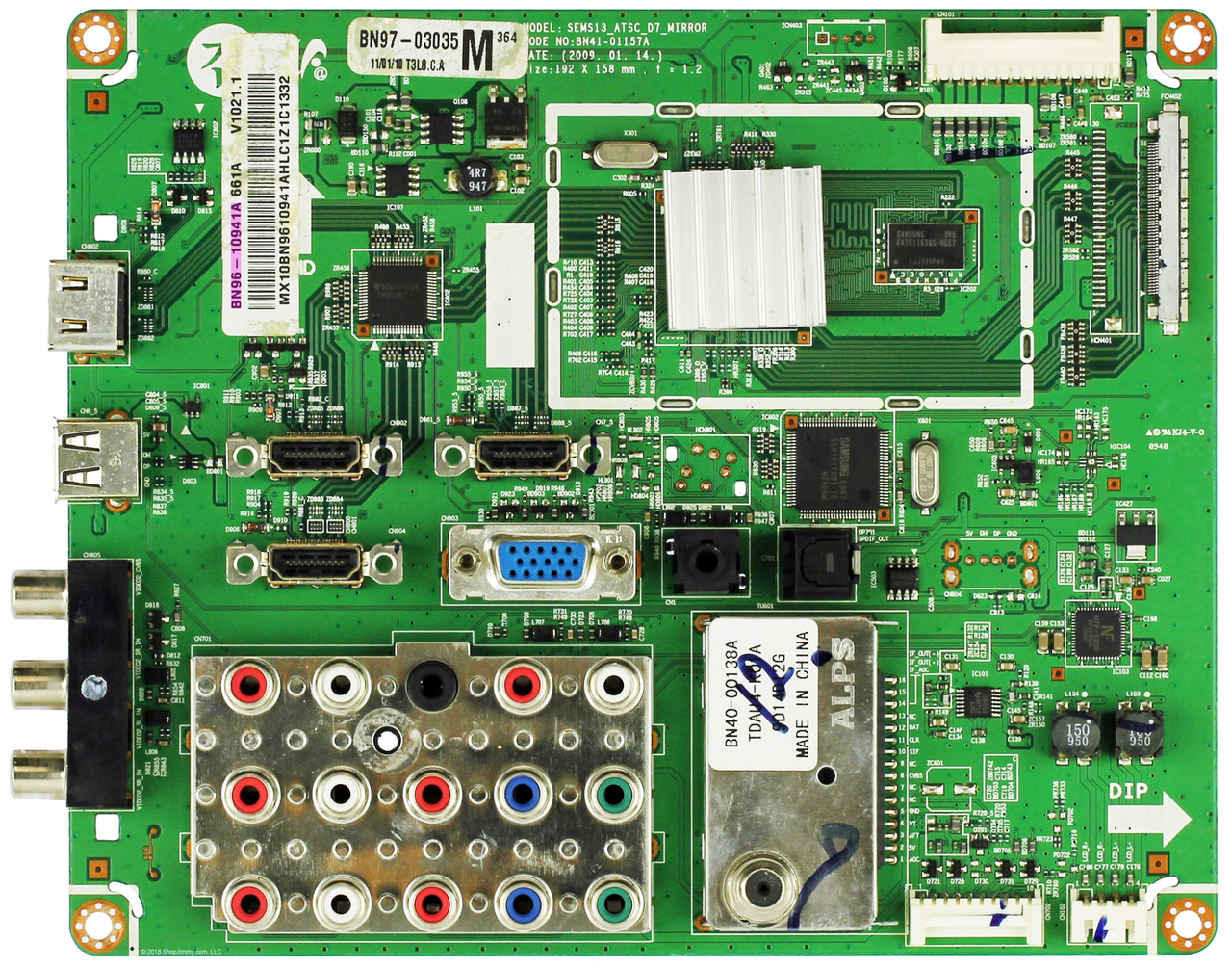 Samsung BN96-10941A Main Board for LN40B550K1FUZA