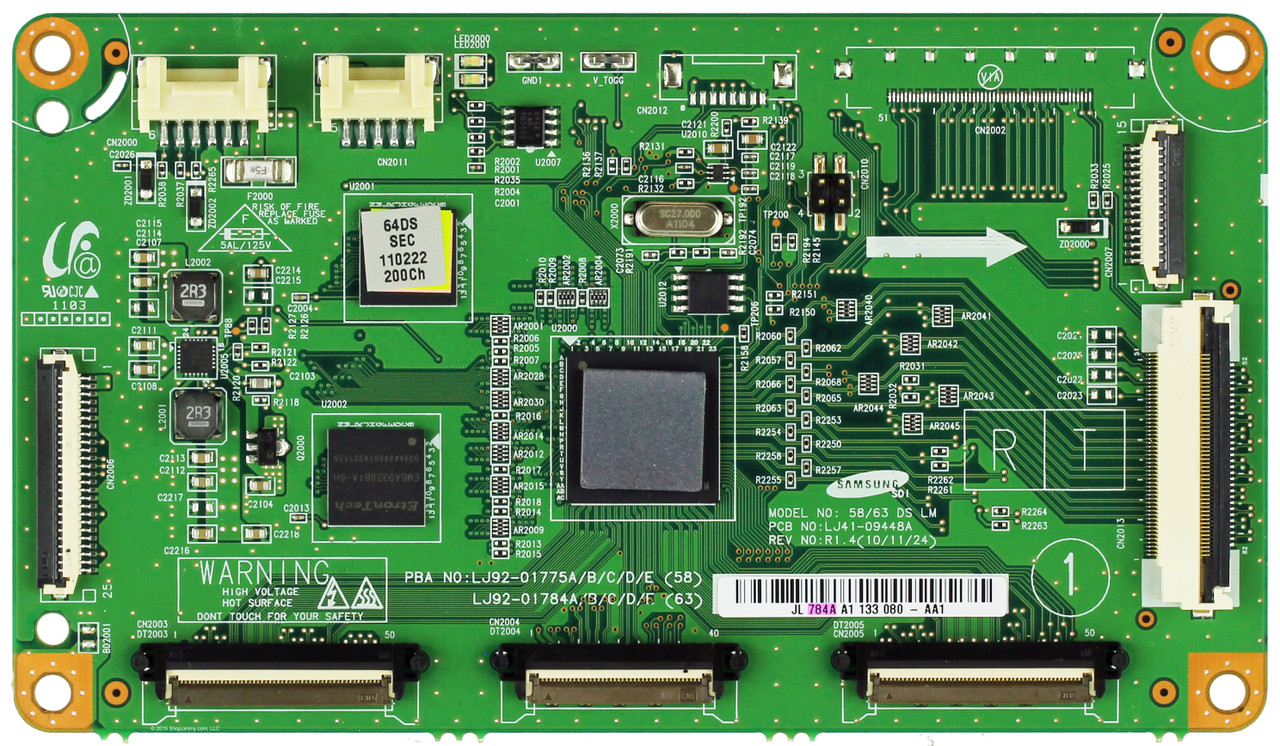 Samsung BN96-16540A (LJ92-01784A) Main Logic CTRL Board