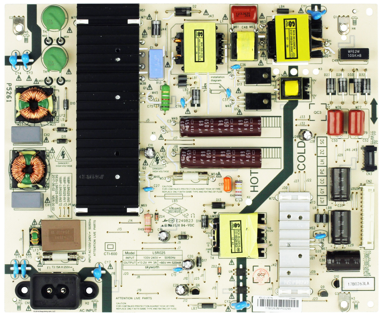 LG COV34485801 Power Supply/LED Driver Board