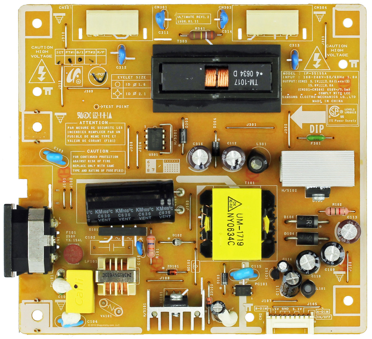 Samsung BN44-00124L Power Supply / Backlight Inverter