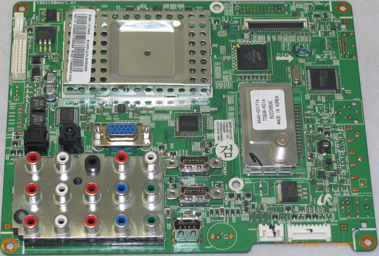 Samsung BN94-01724E Main Board for LN40A330J1DXZA