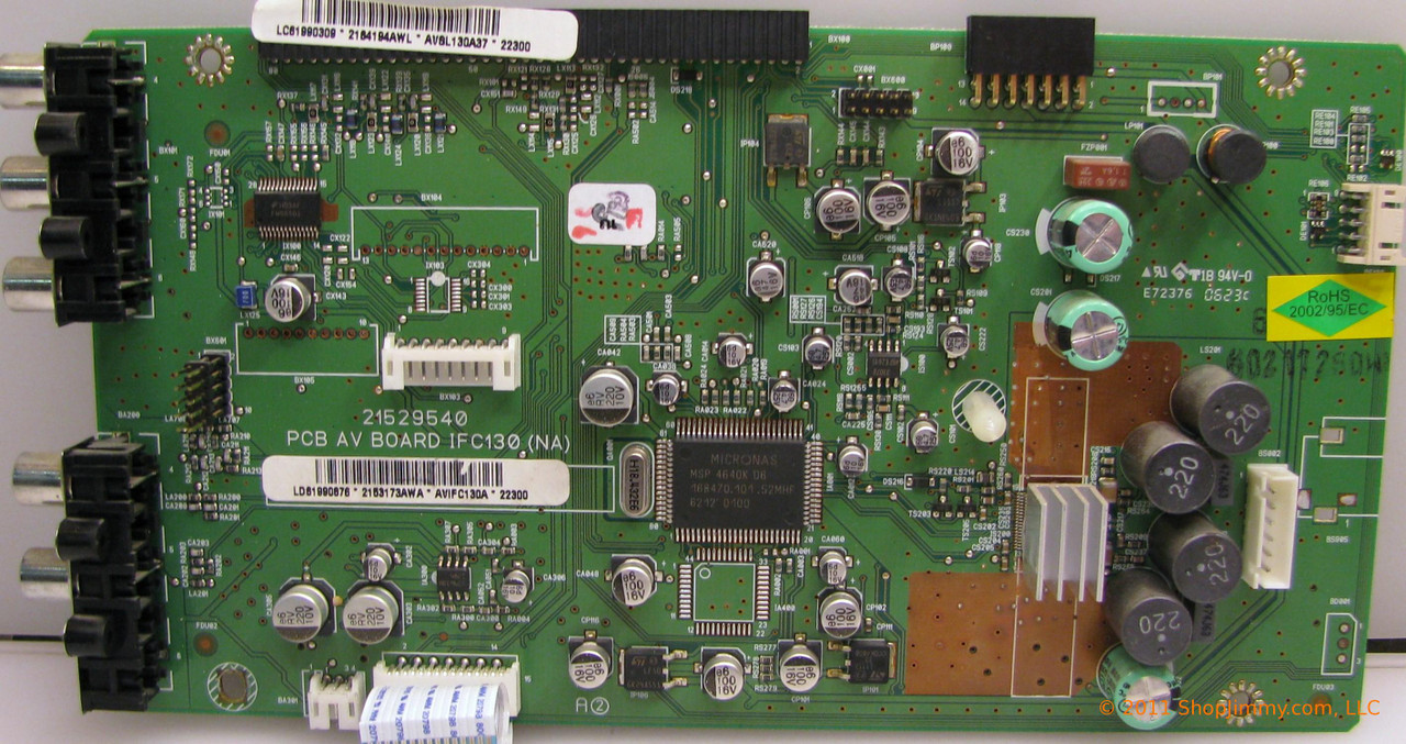 RCA 21529540 AV Board