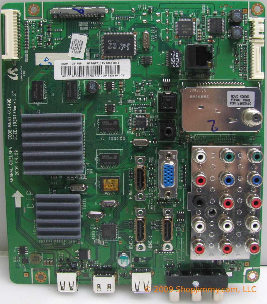 Samsung BN94-03145E Main Board for LN55B650T1FXZA