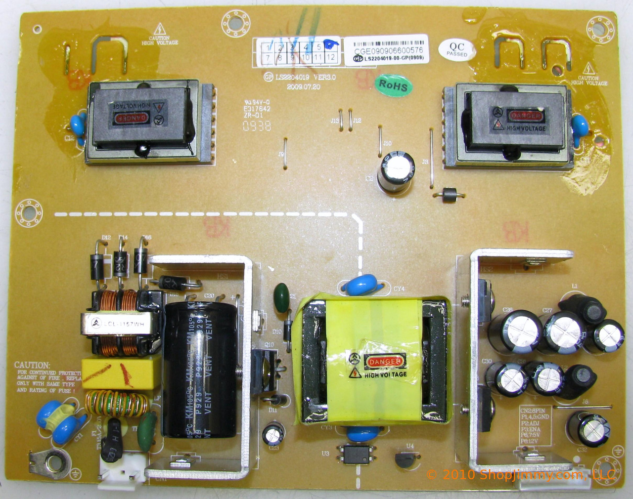 Coby LS2204019-00-GP Power Supply / Backlight Inverter