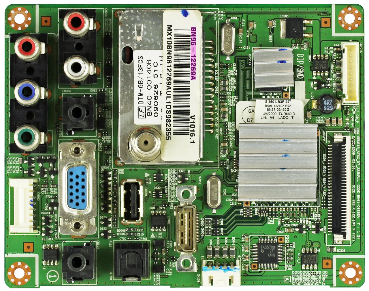 Samsung BN96-12269A Main Board for LN22B350F2DXZA