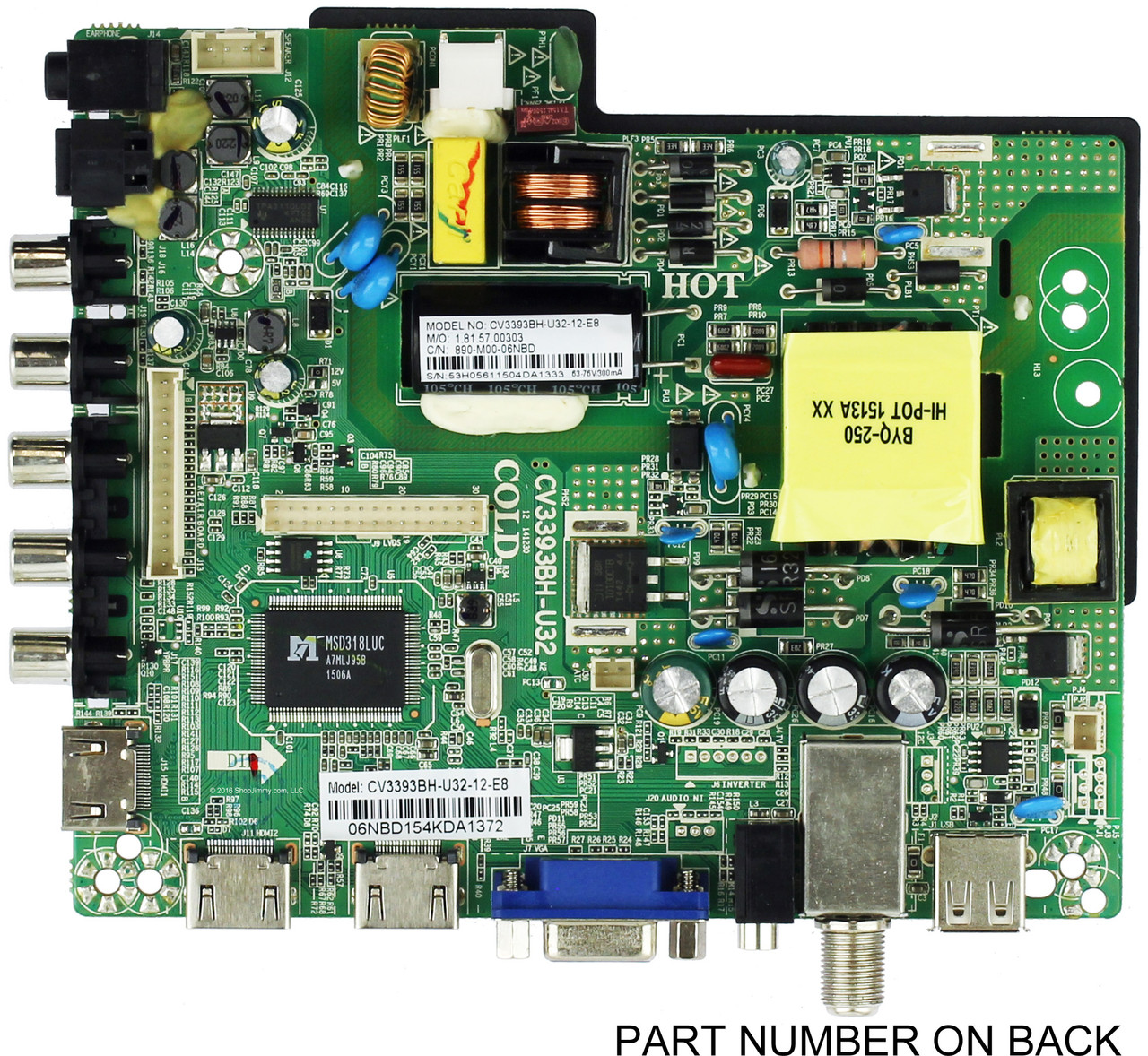Element SY15131 Main Board / Power Supply for ELEFW328B (E5C1M serial)