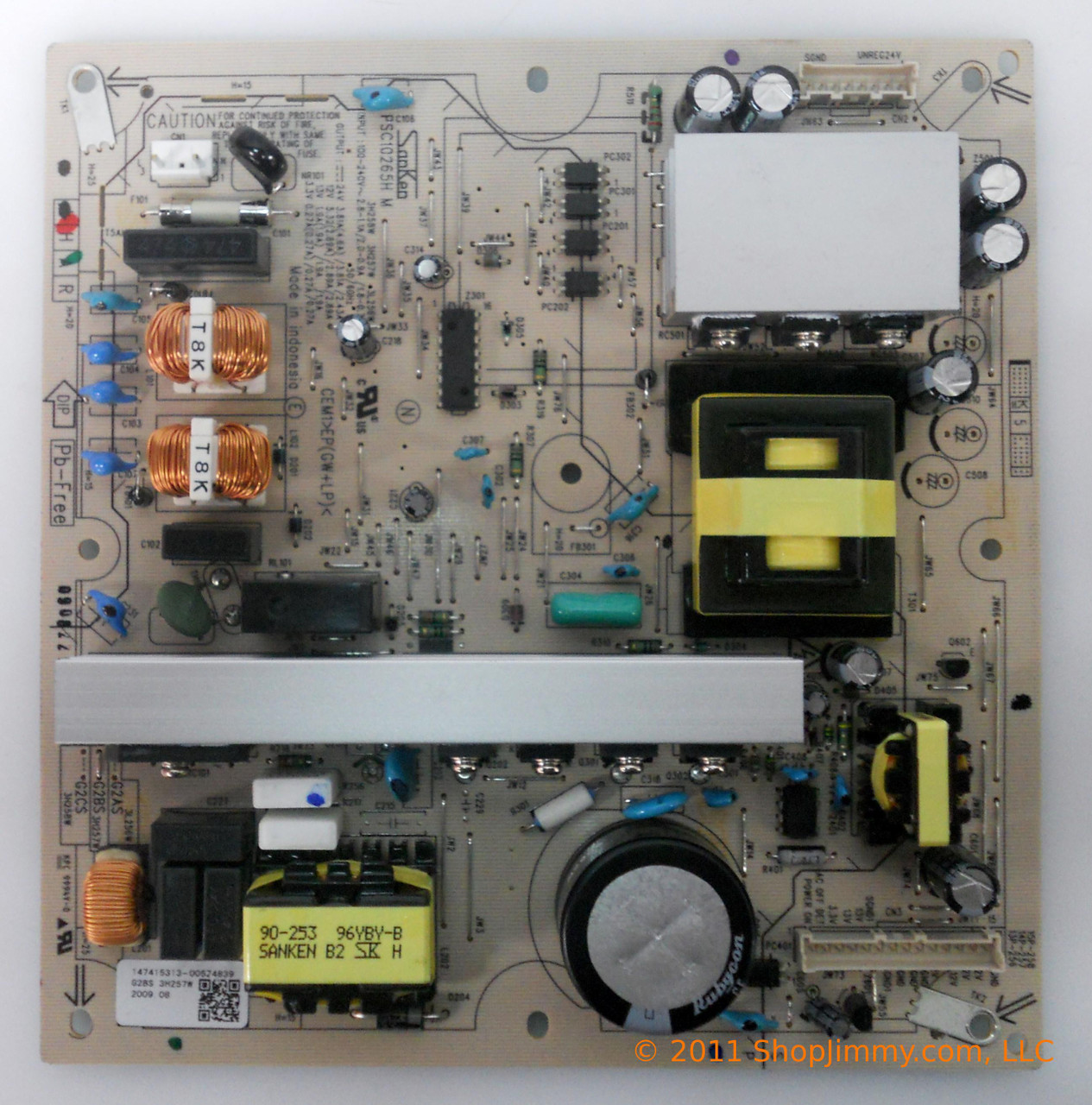 Sony 1-474-153-13 (PSC10265H M) Power Supply for KDL-32V5500